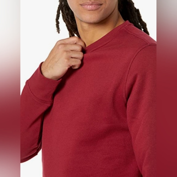 NWOT Mens Fleece Crewneck Sweatshirt - Picture 2 of 7